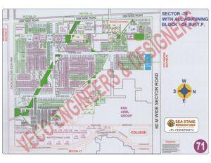 Faridabad HUDA Map Layout Sector 76