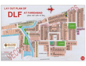 Faridabad HUDA Map Layout DLF