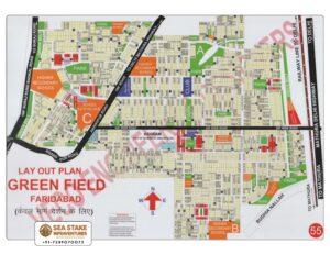 Faridabad HUDA Map Layout Green Field