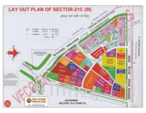 Faridabad HUDA Map Layout Sector 21Block C part 3