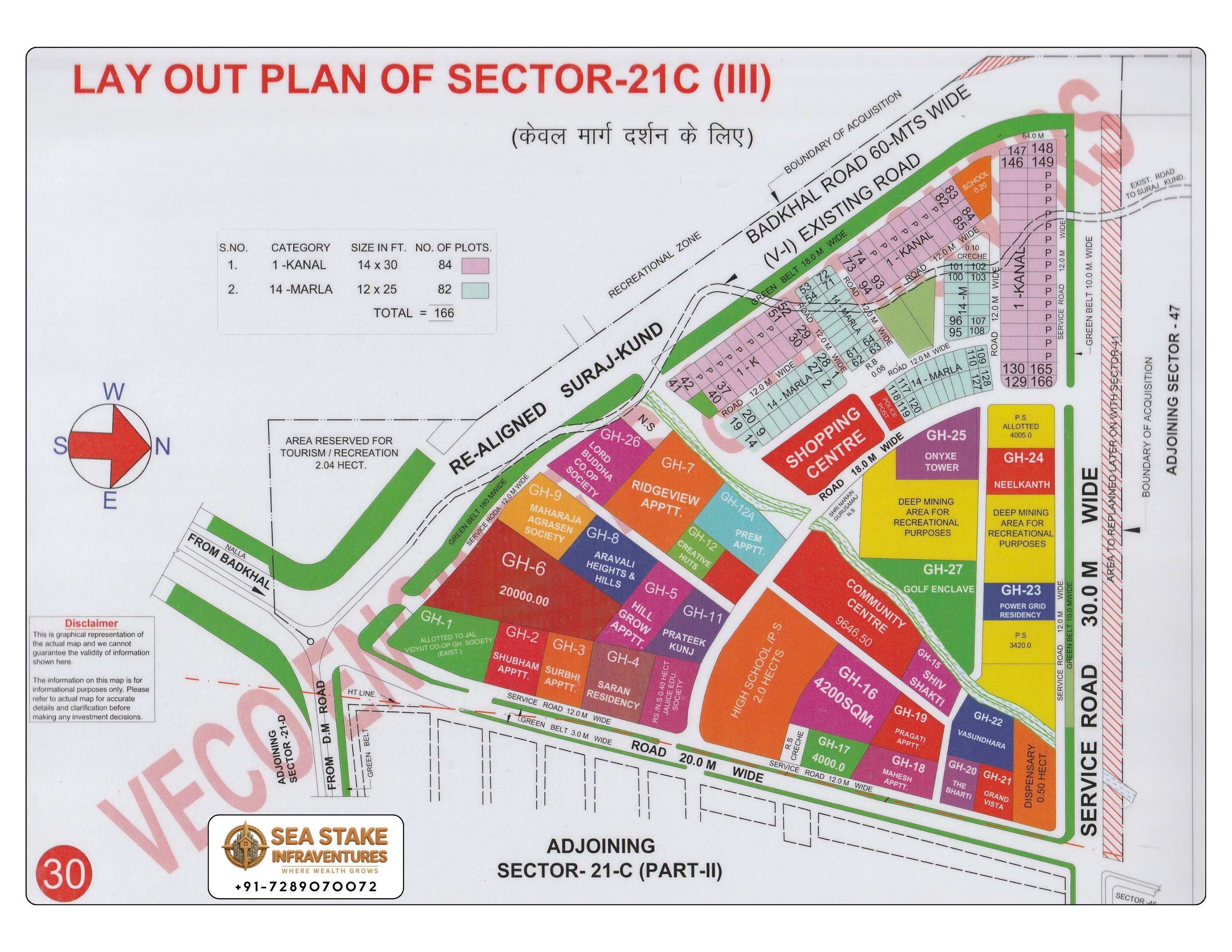 Faridabad HUDA Map Layout Sector 21Block C part 3