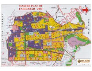 Faridabad HUDA Map Layout Master Plan
