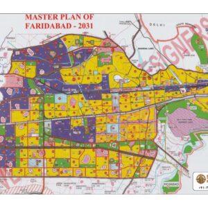 Faridabad HUDA Map Layout Master Plan