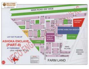 Faridabad HUDA Map Layout Ashoka Enclave (Part 2)