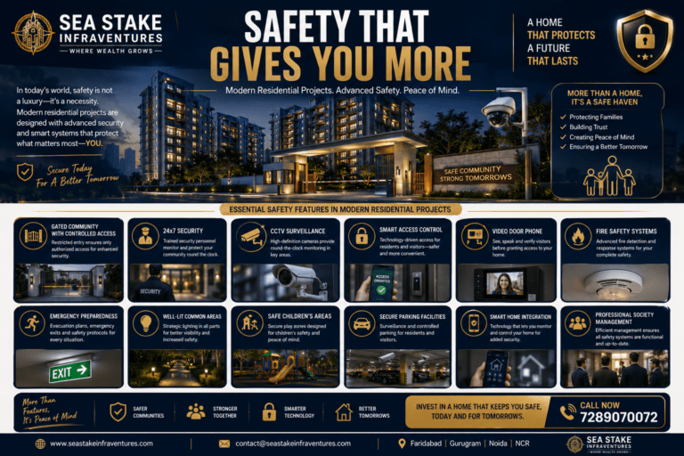Safety Features in Modern Residential Projects: What Every Homebuyer Should Know
