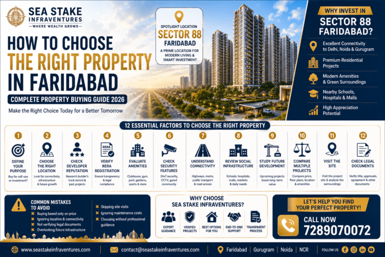 How to Choose the Right Property in Faridabad – The Complete Home Buyer’s Guide (2026)